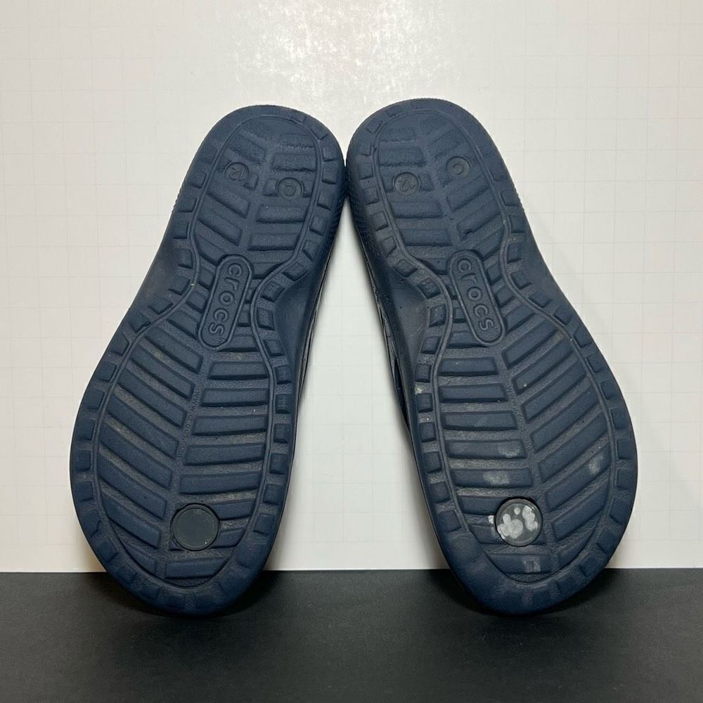 Kids CROCS Baya Navy Blue Flip Flop Sandals / Size 12 C - Picture 8 of 8